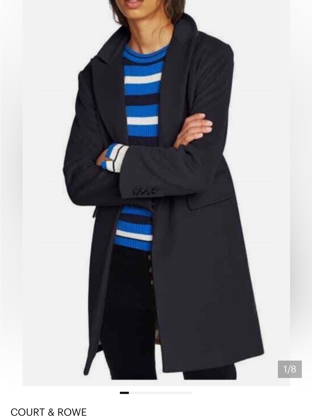 Court & Rowe Bramley Wool Blend Car Coat